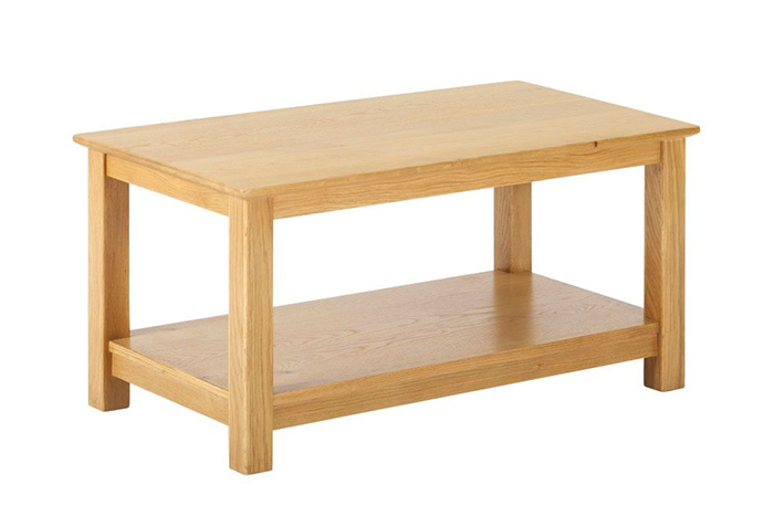 York Solid Oak Coffee Table - Click Image to Close
